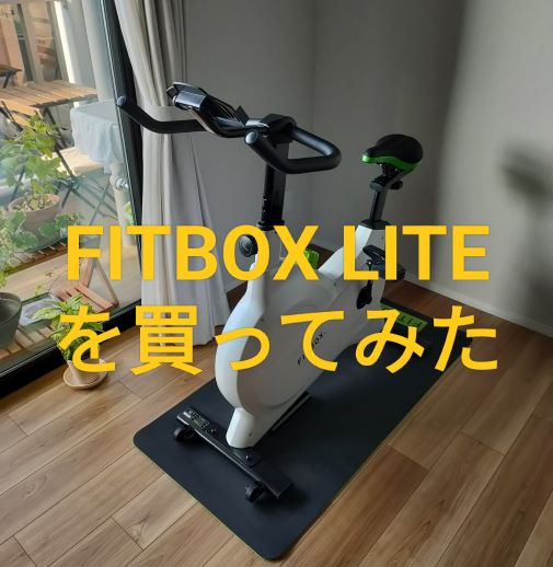 体験談】フィットネスバイク『FITBOX LITE』を買ってみた！【運動脳